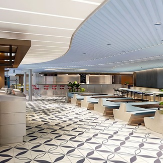 Buffet The galley