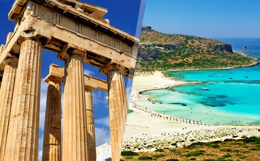 Atene e Creta in aereo