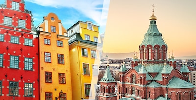 Stoccolma e Helsinki in aereo