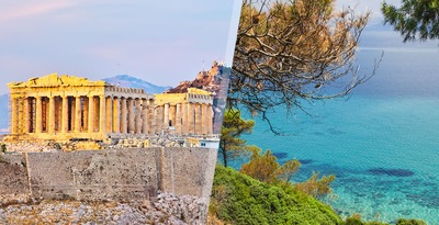 Atene e Calcidica in aereo