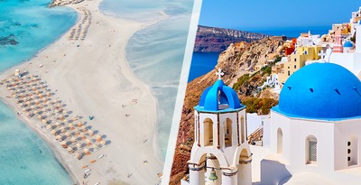 Creta e Santorini in aereo
