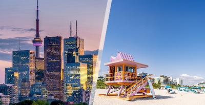 Toronto, New York e Miami