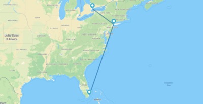 Toronto, New York e Miami